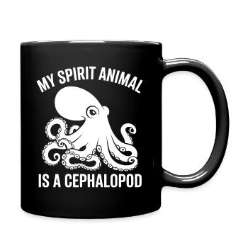 Spirit Tier Seelenwesen Oktopus - Mug uni - noir - Droite