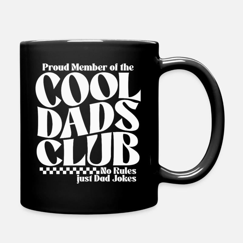 Cool Dads Club - Papa Vatertag Geschenk  - Tasse einfarbig - Schwarz
