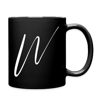 W - Tasse einfarbig - Schwarz - Rechts