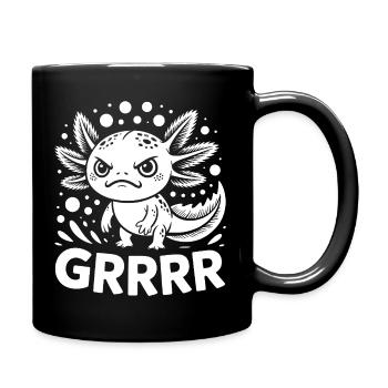 Grump Axolotl - Mug uni - noir - Droite