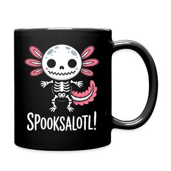 Spooksalot Skeleton Bunny - Full Colour Mug - black - Right