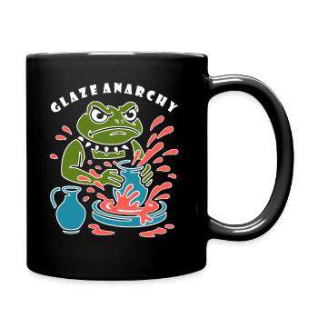 Frog Fracas Glaze Splash - Tasse einfarbig - Schwarz - Rechts