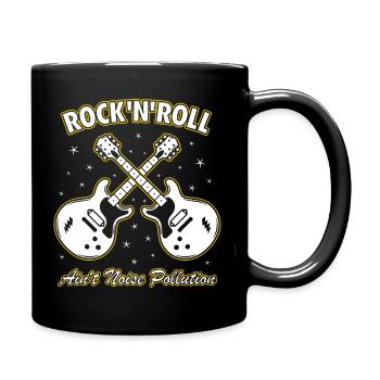 Le rock 'n' roll n’est pas de la pollution sonore - Mug uni - noir - Droite