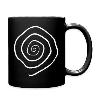 spiral - Full Colour Mug - black - Right