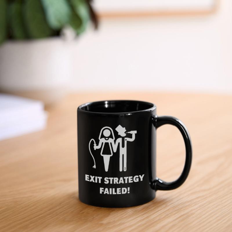 Exit Strategy Failed! (JGA Bräutigam Game Over W) Full Colour Mug