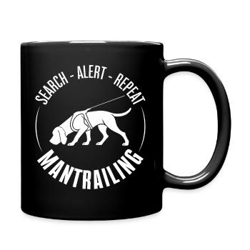 Chiens de chasse de chasse Sanglière Recherche de chiens Sports Chiens - Mug uni - noir - Droite