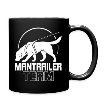 Labrador Mantrailer Team Hundesport Hunde Wilsigns - Tasse einfarbig - Schwarz - Rechts