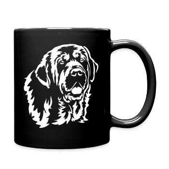 Spanish Mastiff Head "Black Edition" - Full Colour Mug - black - Right