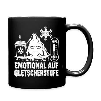 Emotional at glacier level - Full Colour Mug - black - Right