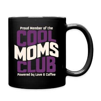 Club des mamans cool - Un cadeau des mamans pour la fête des mères - Mug uni - noir - Droite