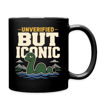 Loch Ness Monster Nessie Loch Ness Cryptid - Full Colour Mug - black - Right