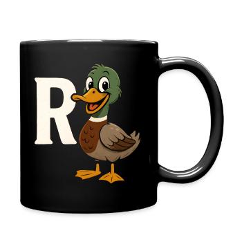 Pension Duck Pension Pension Gift de retraite anticipée - Mug uni - noir - Droite