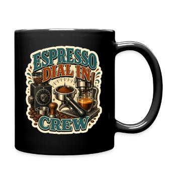ÉQUIPE DE COMPOSITION À L’ESPRESSO - Mug uni - noir - Droite
