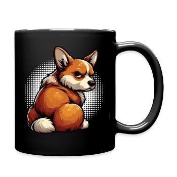 Corgi Corgis Welsh Corgi Corgi Owners Corgis - Full Colour Mug - black - Right