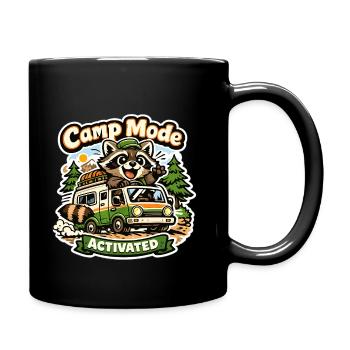 Camping en caravane Voyage Camper Vie de camping - Mug uni - noir - Droite