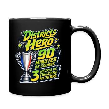 Districts Hero troisième mi-temps - Tasse einfarbig - Schwarz - Rechts