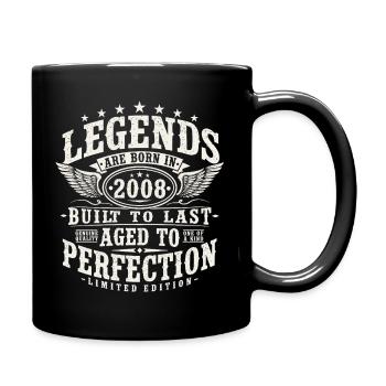 Anniversaire vintage Born Legends 2008 - Mug uni - noir - Droite