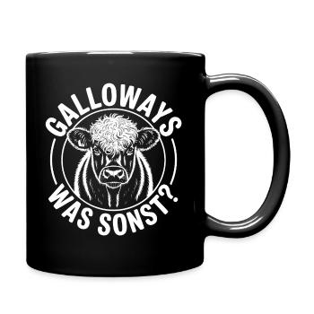 Emblème de la vache de Galloway - Mug uni - noir - Droite