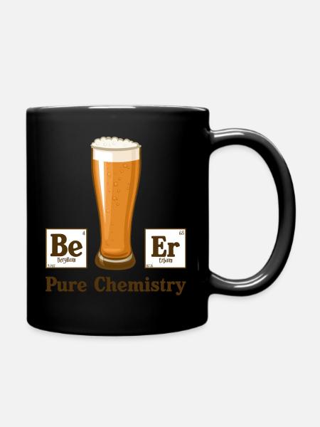 Reine Chemie - Tasse einfarbig - Schwarz