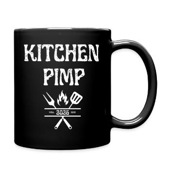 Kitchen Pimp - Tasse einfarbig - Schwarz - Rechts