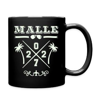 MALLE Strand Cross 2027 Retro Logo - Full Colour Mug - black - Right
