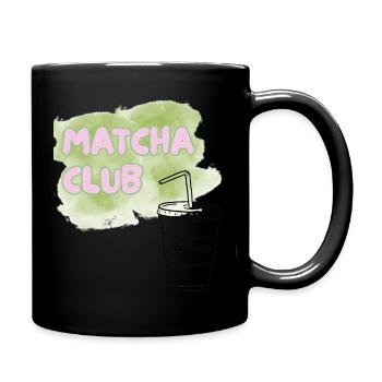 Matcha Club Illustration - Full Colour Mug - black - Right