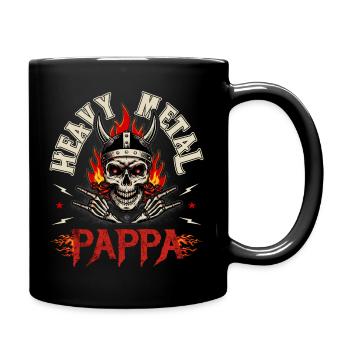 T-shirt Heavy Metal Papa cadeau - Mug uni - noir - Droite
