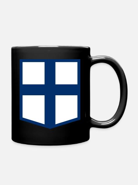 Finnland - Tasse einfarbig - Schwarz
