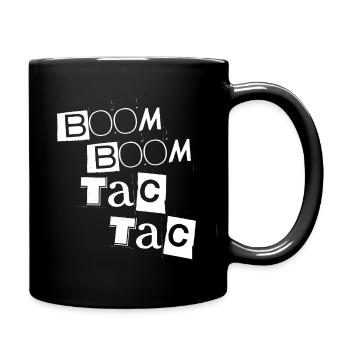 BOOM BOOM TAC TAC - Tasse einfarbig - Schwarz - Rechts