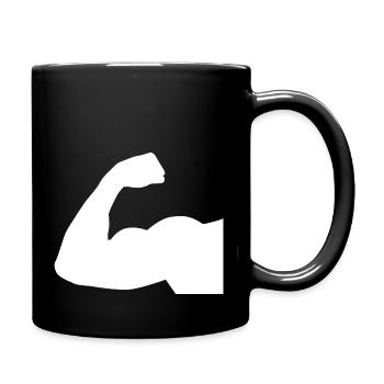 Arm 3 - Tasse einfarbig - Schwarz - Rechts