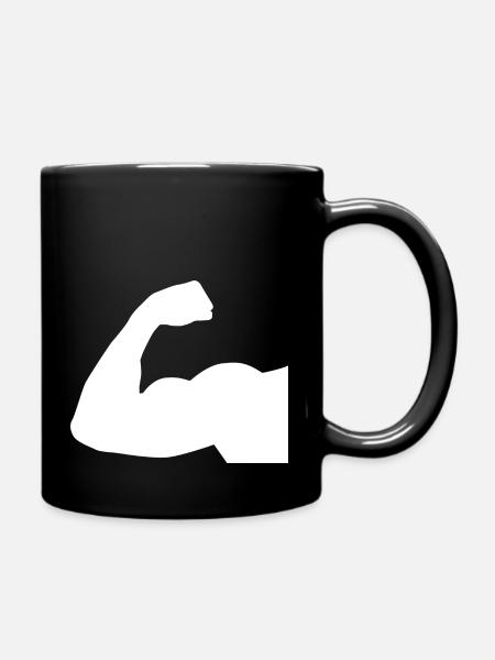 Arm 3 - Tasse einfarbig - Schwarz