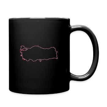 Türkei - Tasse einfarbig - Schwarz - Rechts