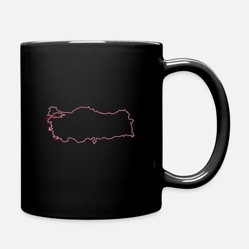 Türkei - Tasse einfarbig - Schwarz