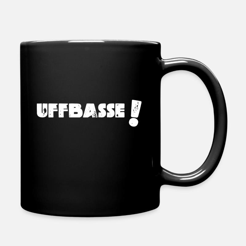 uffbasse! - Tasse einfarbig - Schwarz