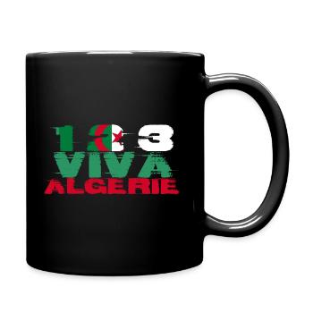 One two three viva Algerien - Tasse einfarbig - Schwarz - Rechts