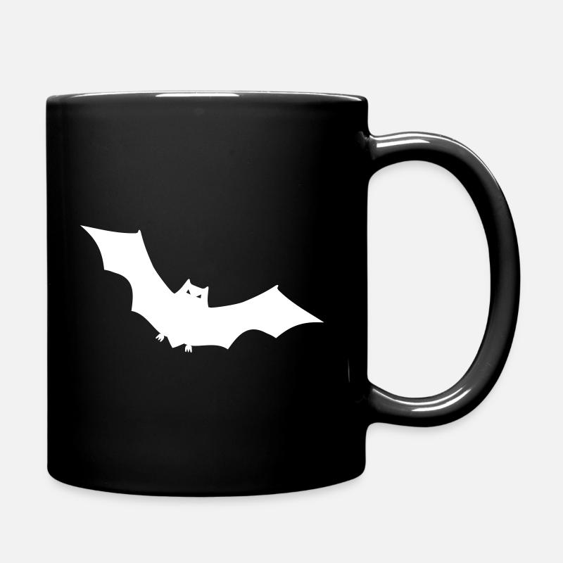 Fledermaus - Tasse einfarbig - Schwarz