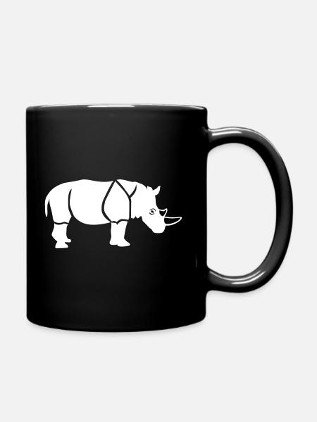 Rhinocéros - Mug uni - noir