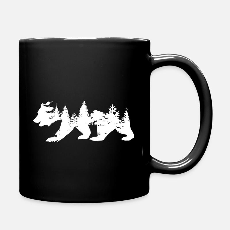 Bear - Full Colour Mug - black