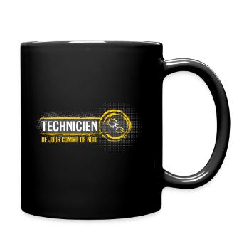 Techniker - Tasse einfarbig - Schwarz - Rechts