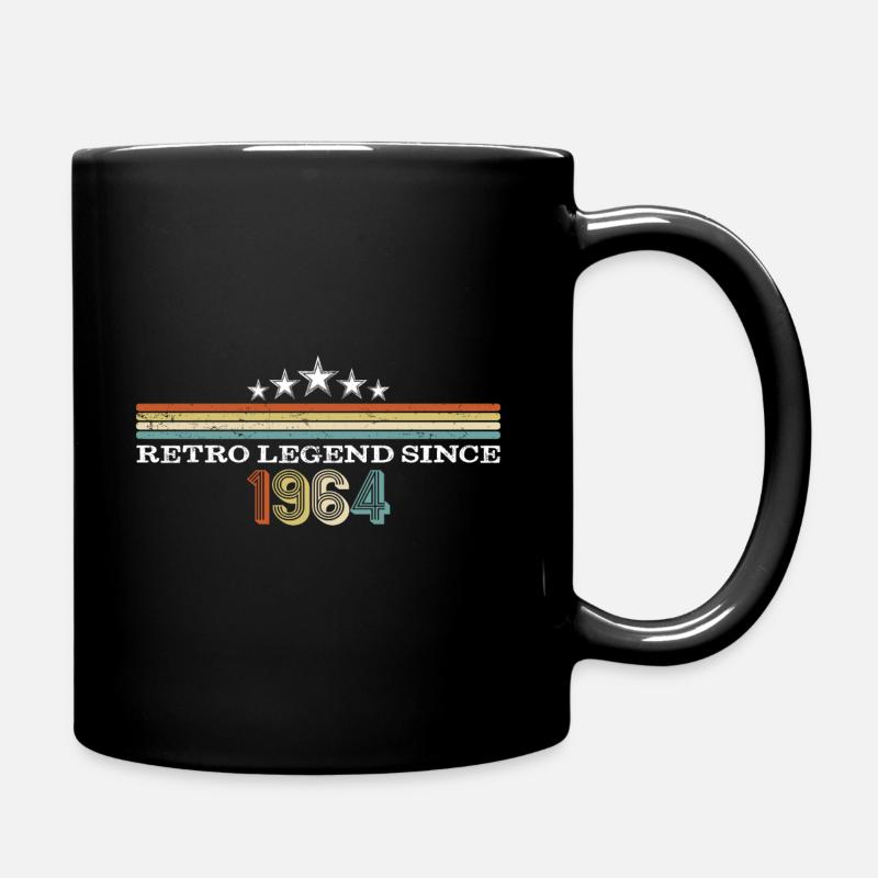 Retro legend since 1964 - Full Colour Mug - black
