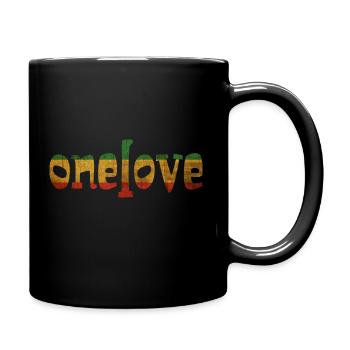 One Love - Mug uni - noir - Droite