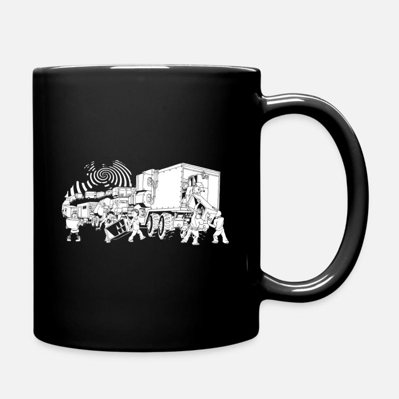 Freetekno Teknival - Full Colour Mug - black