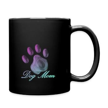 Chien maman - Mug uni - noir - Droite