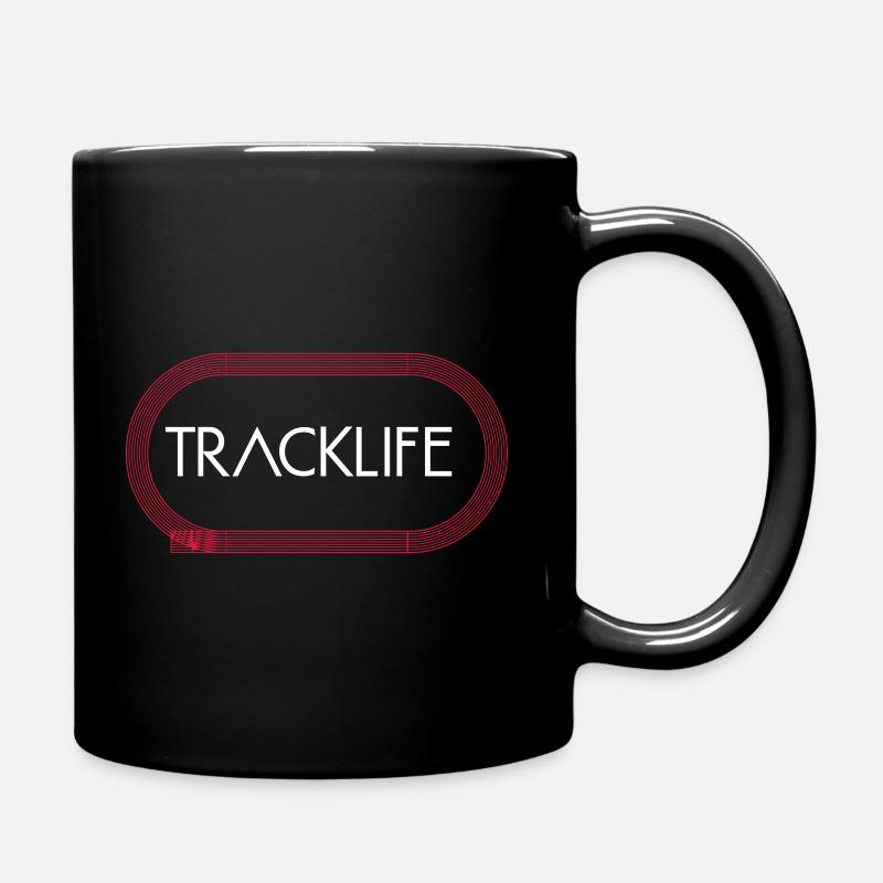 Tracklife running shirt - Full Colour Mug - black