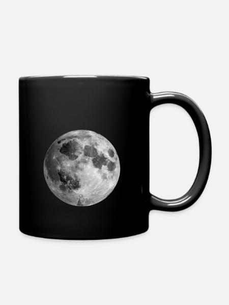 lune - Mug uni - noir