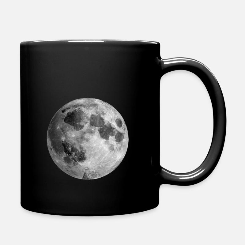 Mond - Tasse einfarbig - Schwarz