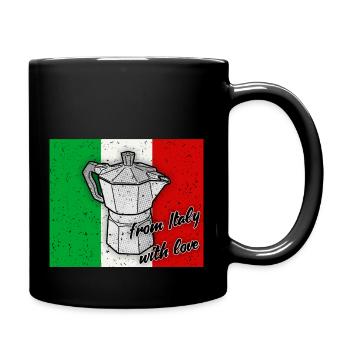 café - d’Italie avec amour - Mug uni - noir - Droite