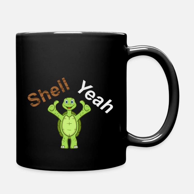 Shell Yeah Tortue Tortue - Mug uni - noir