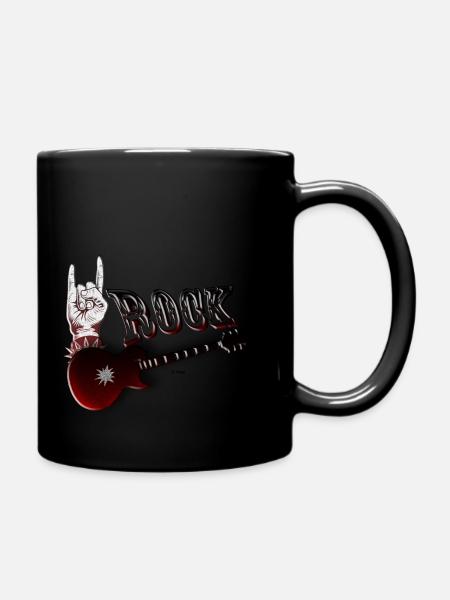 Rock - Full Colour Mug - black