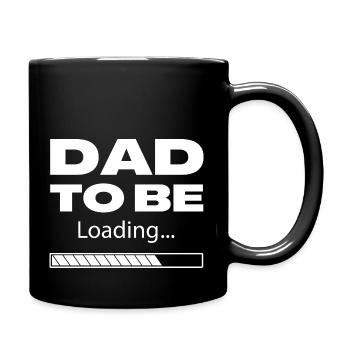 Dad To Be Loading White - Full Colour Mug - black - Right